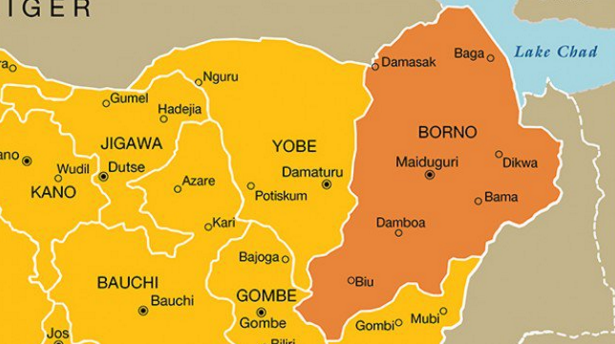 Borno State Postal Code/Zip Code List 1 Borno map