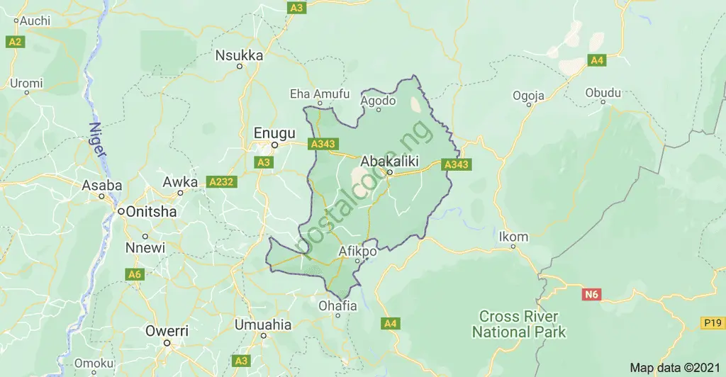 Ebonyi map