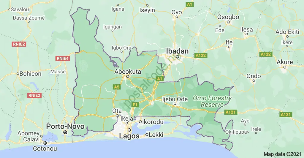 Ogun State Map