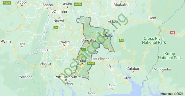 abia map