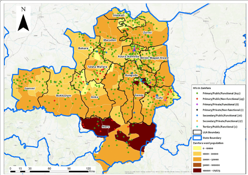 Map of Zamfara State