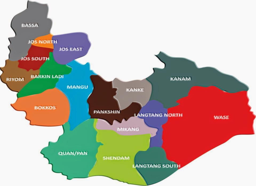 Plateau State map